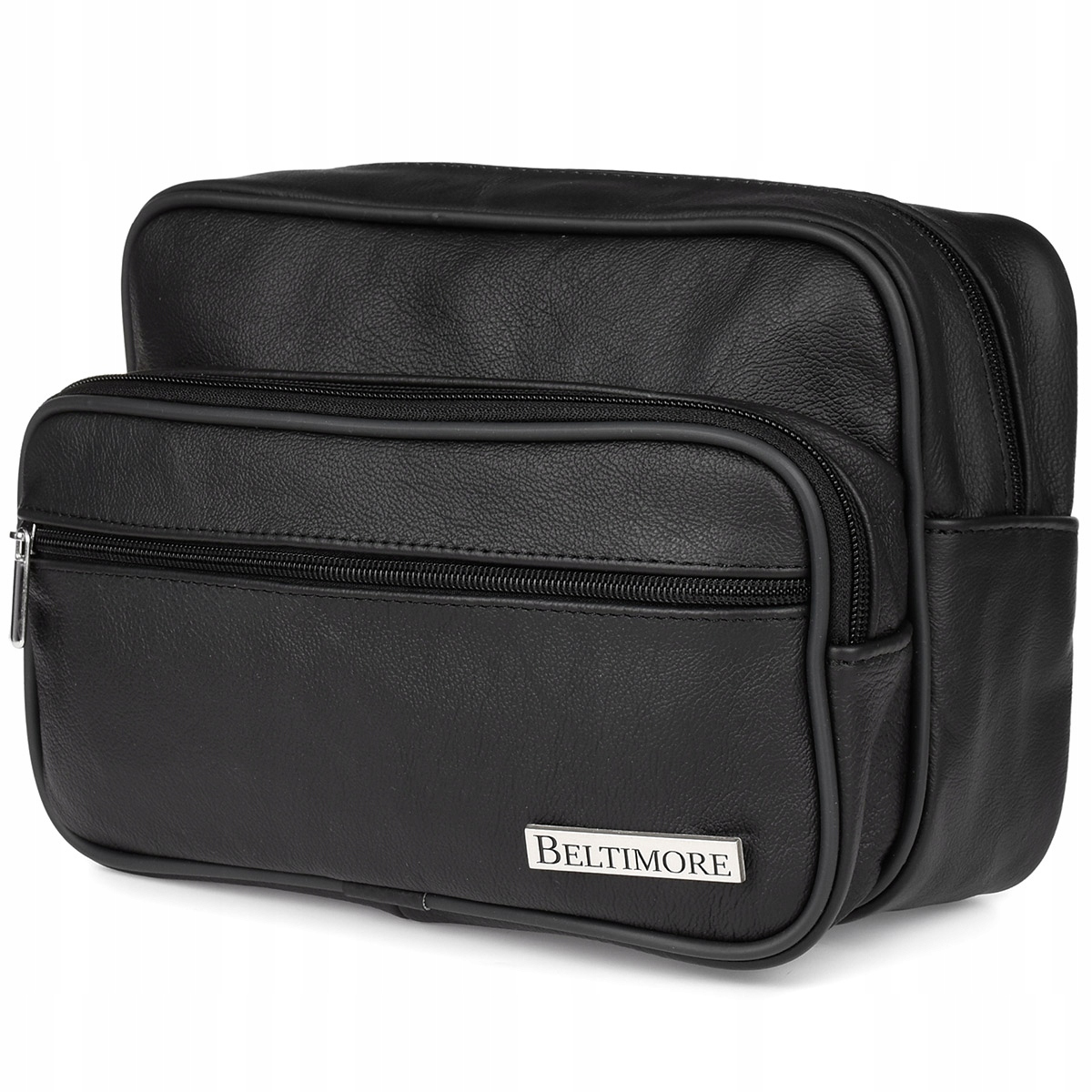 Skórzana saszetka męska elegancka duża praktyczna