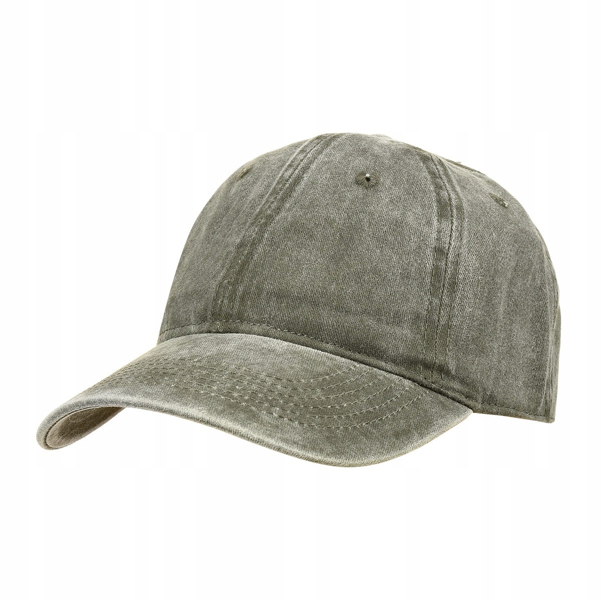 Czapka z daszkiem vintage unisex gladka regulowana