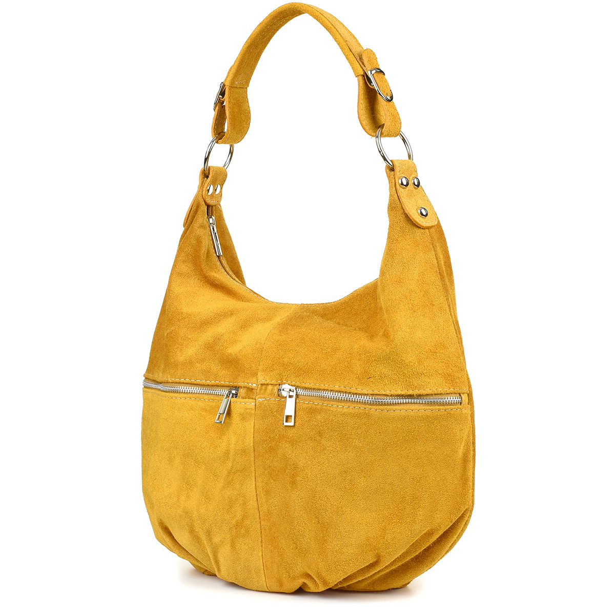 Zółta torebka codzienna