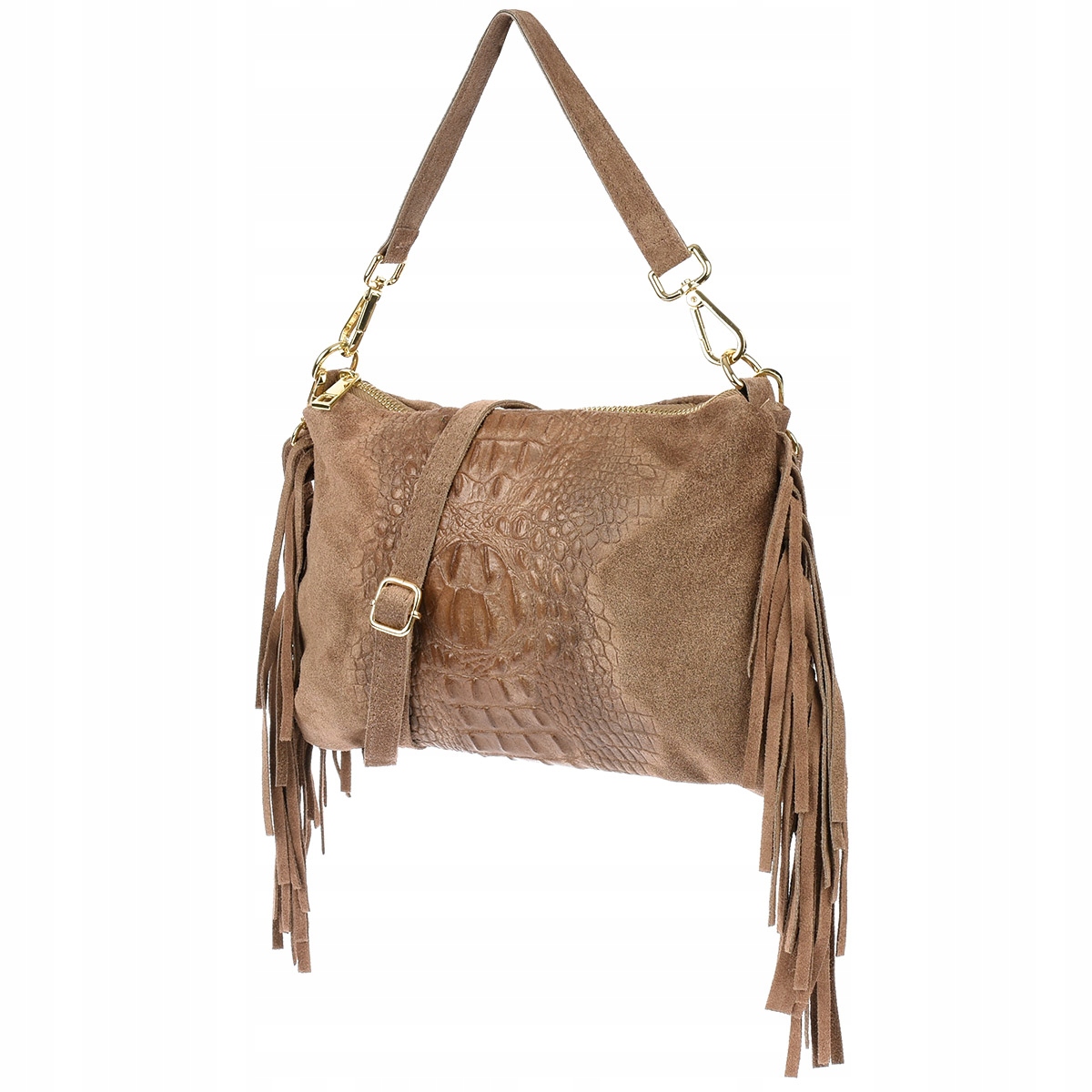 Brązowa torebka na pasku