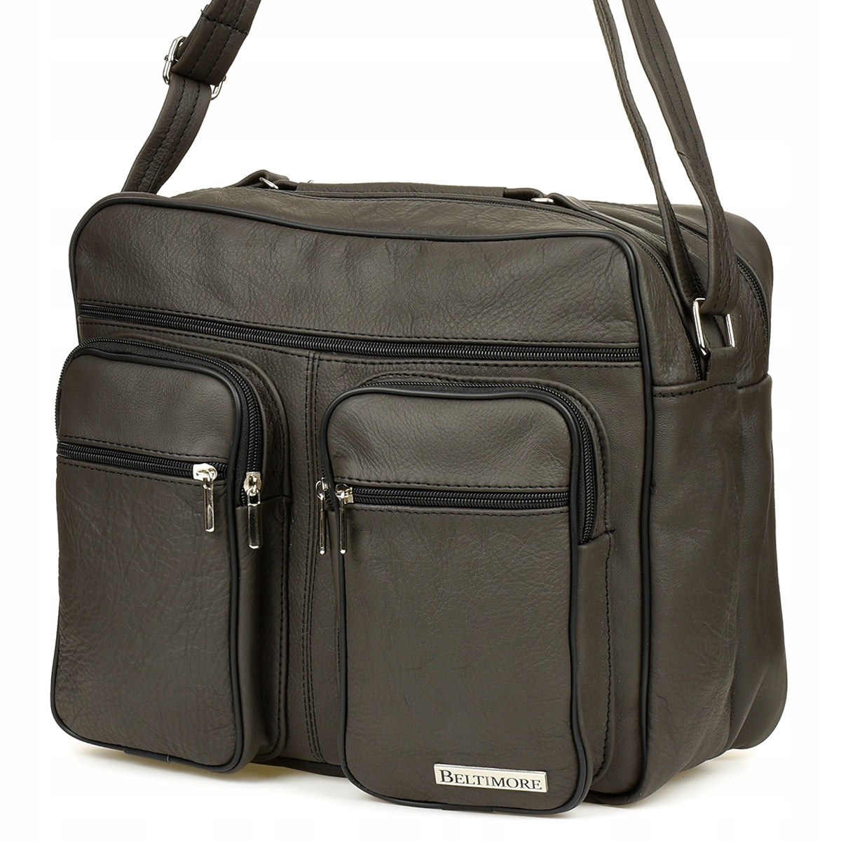 Torba męska skóra naturalna klapa Beltimore