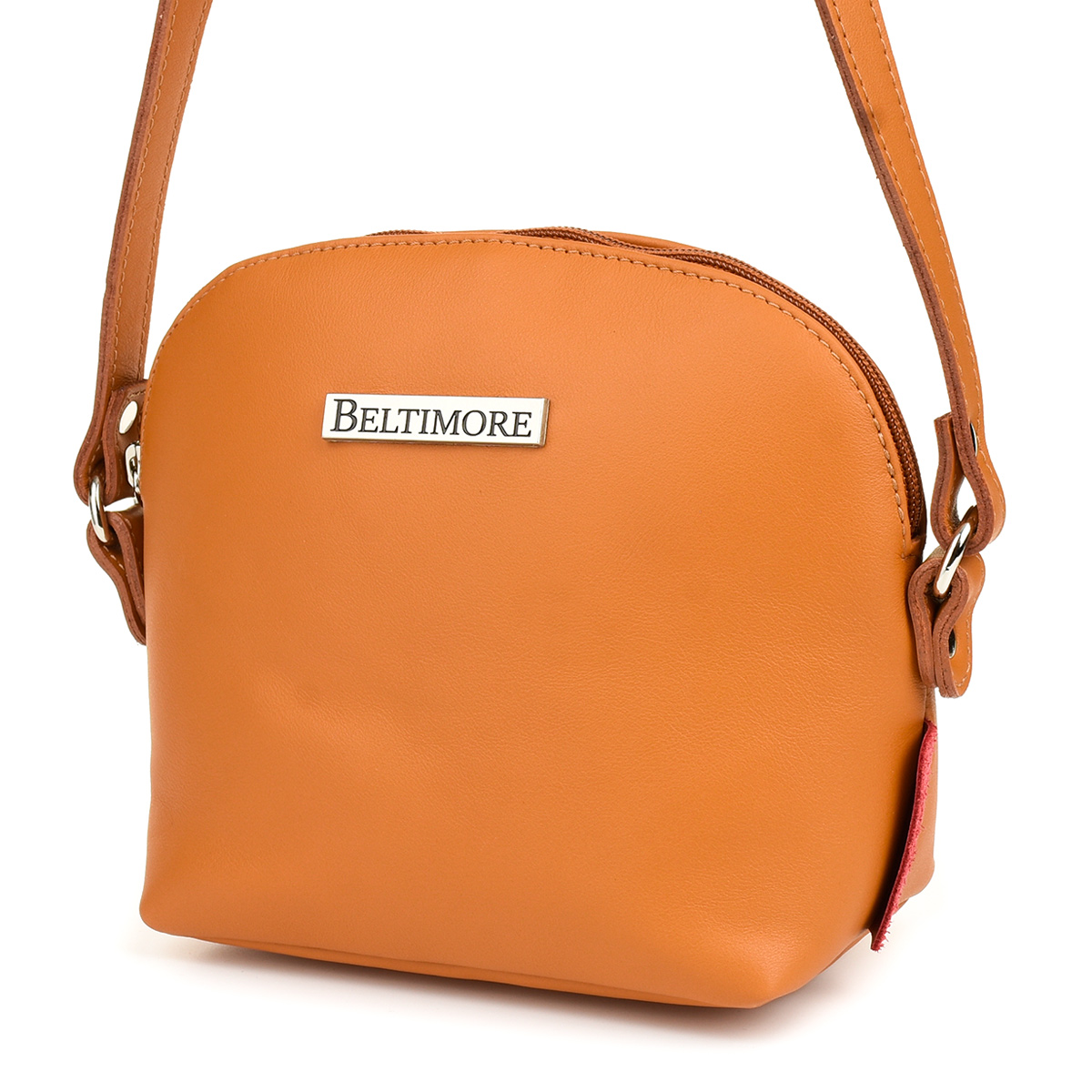 Mała damska torebka skórzana pasek Beltimore